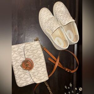 Michael Kors Beige Slip-On Shoes (purse sold)